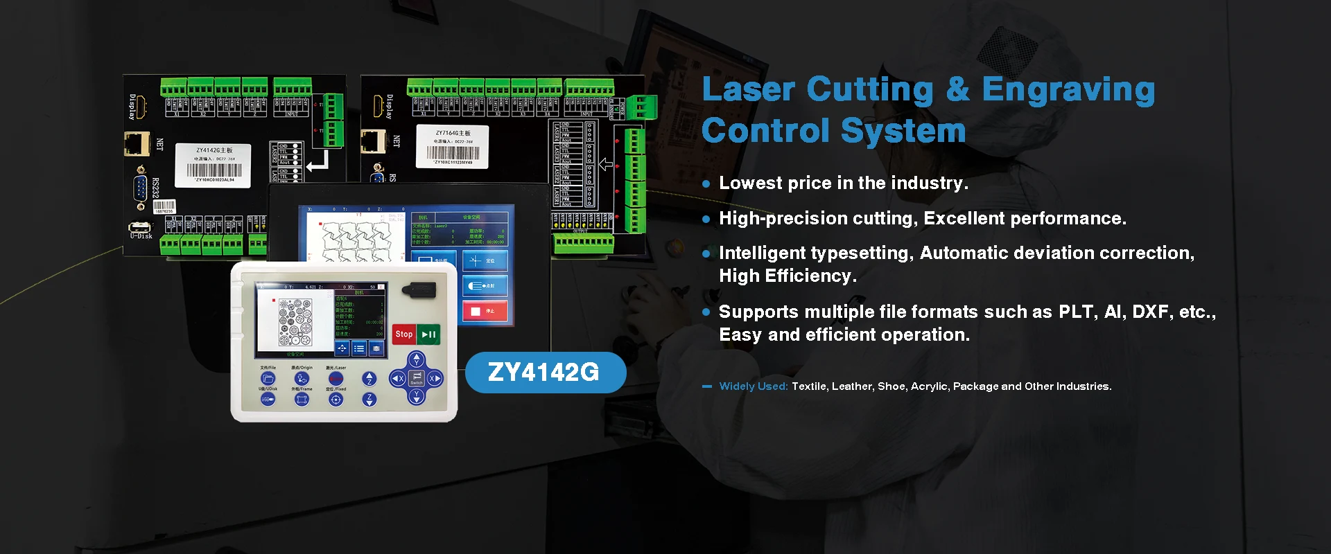 Systém riadenia laserového rezania a gravírovania Čína Systém riadenia laserového rezania a gravírovania Čína